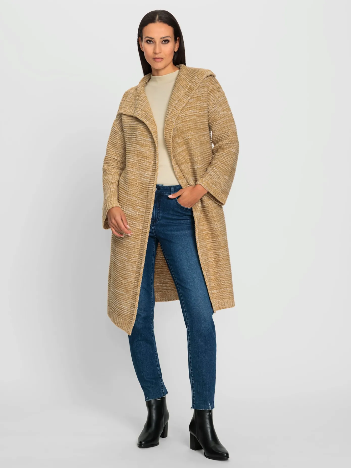 Rick Cardona Manteaux|Gilets Et Cardigans<Manteau en tricot grosses mailles tendance