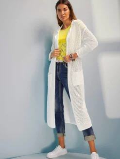 Rick Cardona Manteaux|Gilets Et Cardigans<Manteau en tricot joli motif ajouré