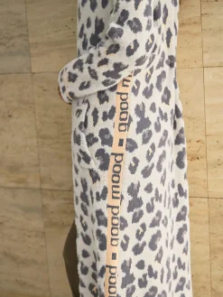 Rick Cardona Manteaux|Gilets Et Cardigans<Manteau en tricot joli motif léopard