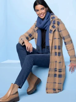 Rick Cardona Manteaux|Gilets Et Cardigans<Manteau en tricot motif à carreaux