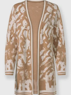 Rick Cardona Manteaux|Gilets Et Cardigans<Manteau en tricot motif jacquard tendance