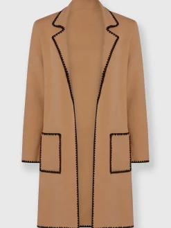 Rick Cardona Manteaux|Gilets Et Cardigans<Manteau en tricot superbes coutures contrastées