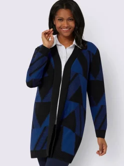 Manteaux|Gilets Et Cardigans<Manteau en tricot tricot jacquard de qualité