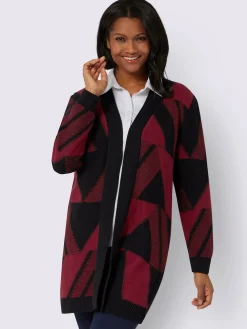 Manteaux<Manteau en tricot tricot jacquard de qualité