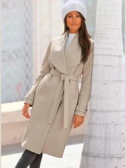 LASCANA Manteaux|Vestes<Manteau longueur genou, col à revers