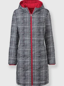 Creation L Manteaux|Vestes<Manteau matelassé à capuche