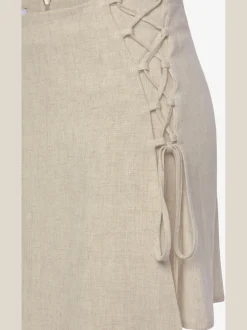 LASCANA Jupes<Mini-jupe look tendance avec laçage décoratif