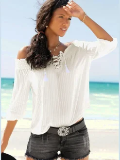 Buffalo Shorts Et Bermudas|Pantalons<Mini-short en jean effets usés tendance