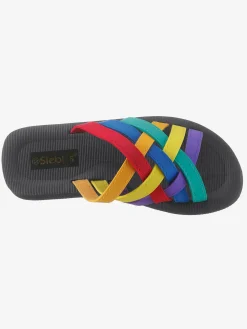 Siebi´s Sandales<Mules de bain à nombreuses brides colorées