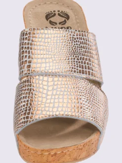 Mules|Pantoufles<Mules dessus cuir véritable