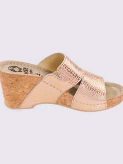 Mules|Pantoufles<Mules dessus cuir véritable