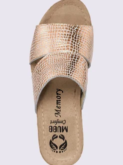 Mules|Pantoufles<Mules dessus cuir véritable