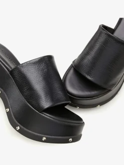 French Connection Mules<Mules tendance en cuir de qualité