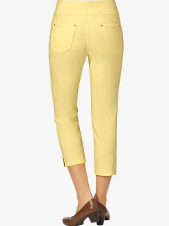 Collection L Pantalons<Pantacourt féminin en qualité bengaline