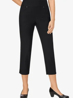 Collection L Pantalons<Pantacourt féminin en qualité bengaline