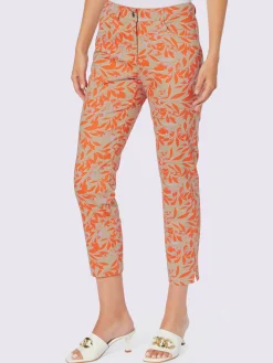 Ashley Brooke Pantalons<Pantalon 7/8 fentes latérales à l'ourlet