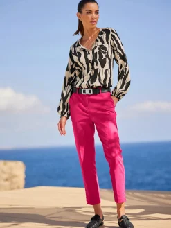 Rick Cardona Pantalons<Pantalon 7/8 œillets au bas des jambes