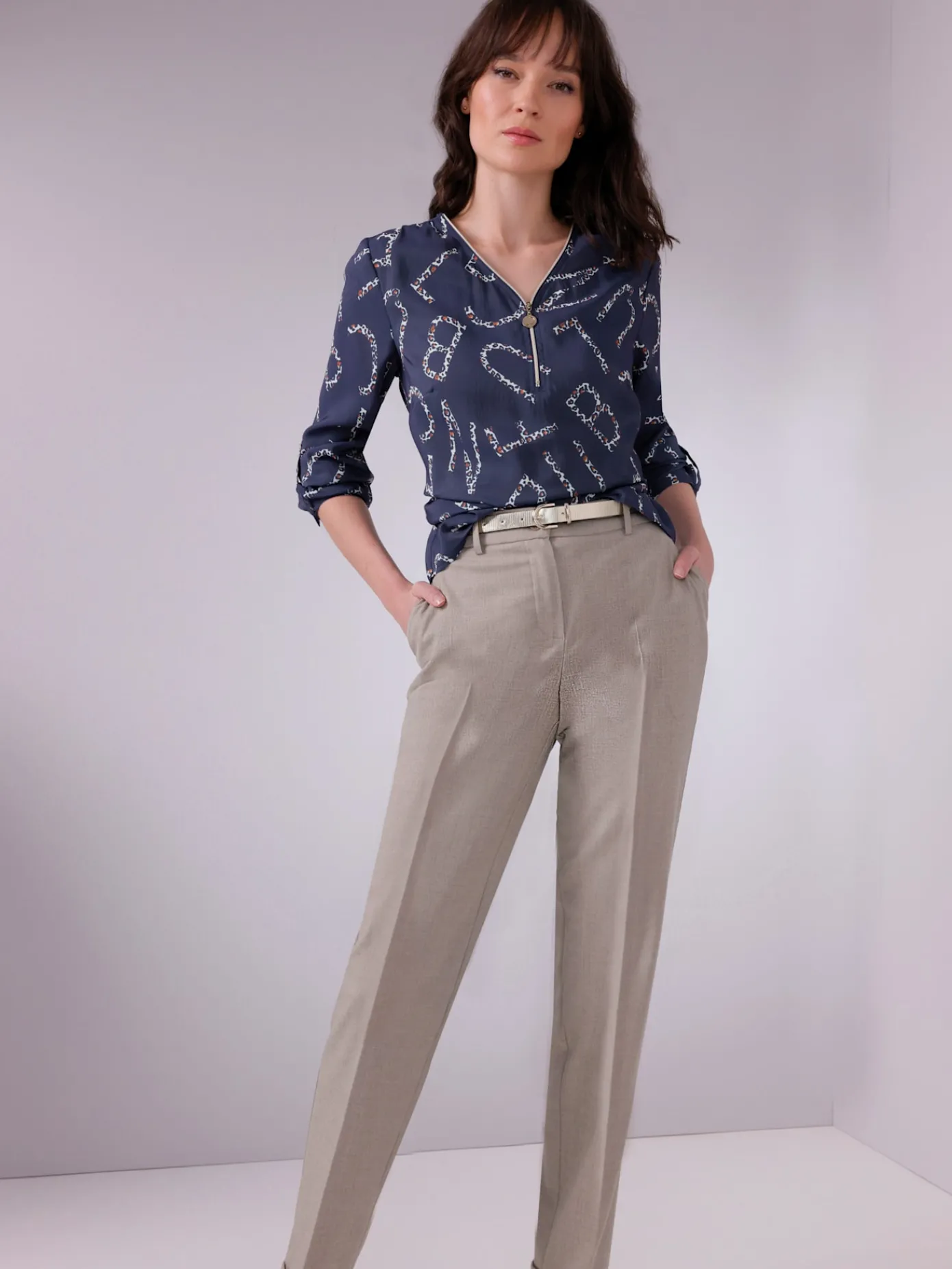 Cosma Pantalons<Pantalon 50% laine
