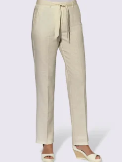 Pantalons<Pantalon 55% lin