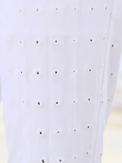 Linea Tesini Pantalons<Pantalon 7/8 motif ajouré