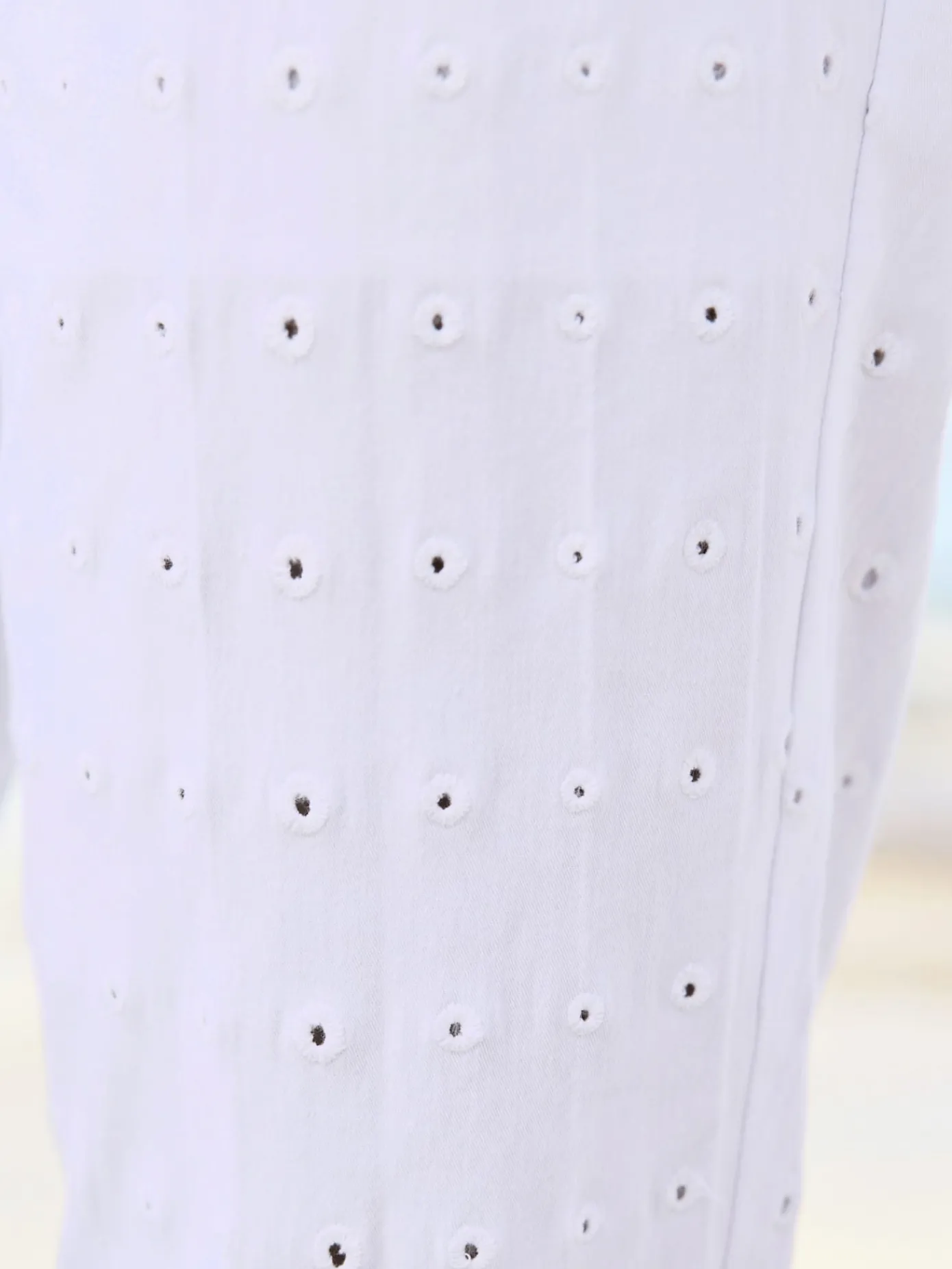 Linea Tesini Pantalons<Pantalon 7/8 motif ajouré