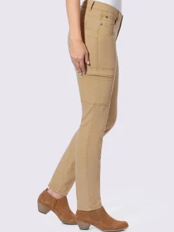 Linea Tesini Pantalons<Pantalon 5 poches 96% coton