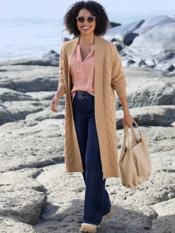 Linea Tesini Pantalons<Pantalon 5 poches coupe droite aux jambes