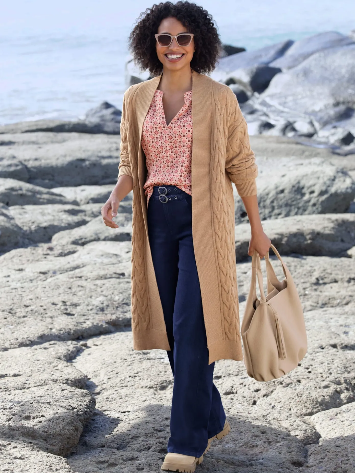 Linea Tesini Pantalons<Pantalon 5 poches coupe droite aux jambes