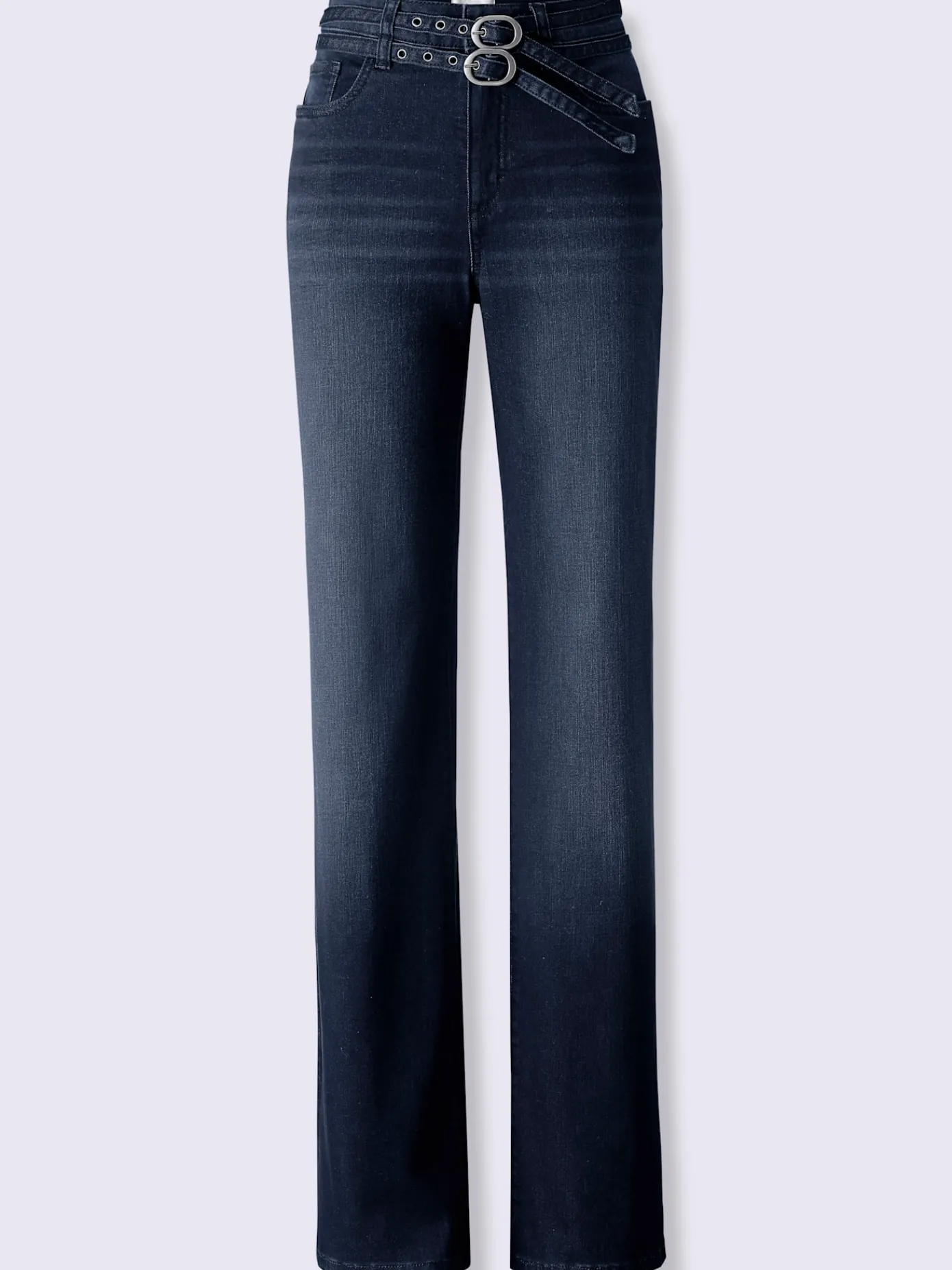 Linea Tesini Pantalons<Pantalon 5 poches coupe droite aux jambes