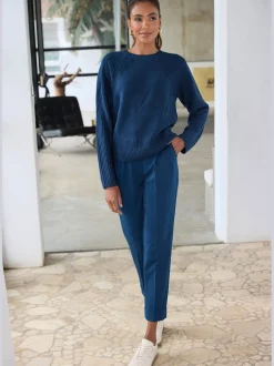 LASCANA Pantalons<Pantalon 7/8 poches fendues pratiques