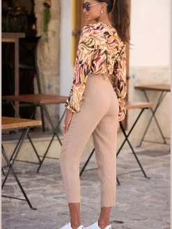 LASCANA Pantalons<Pantalon 7/8 poches fendues pratiques