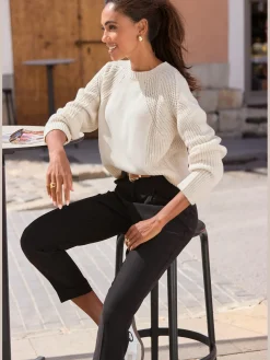 LASCANA Pantalons<Pantalon 7/8 poches fendues pratiques