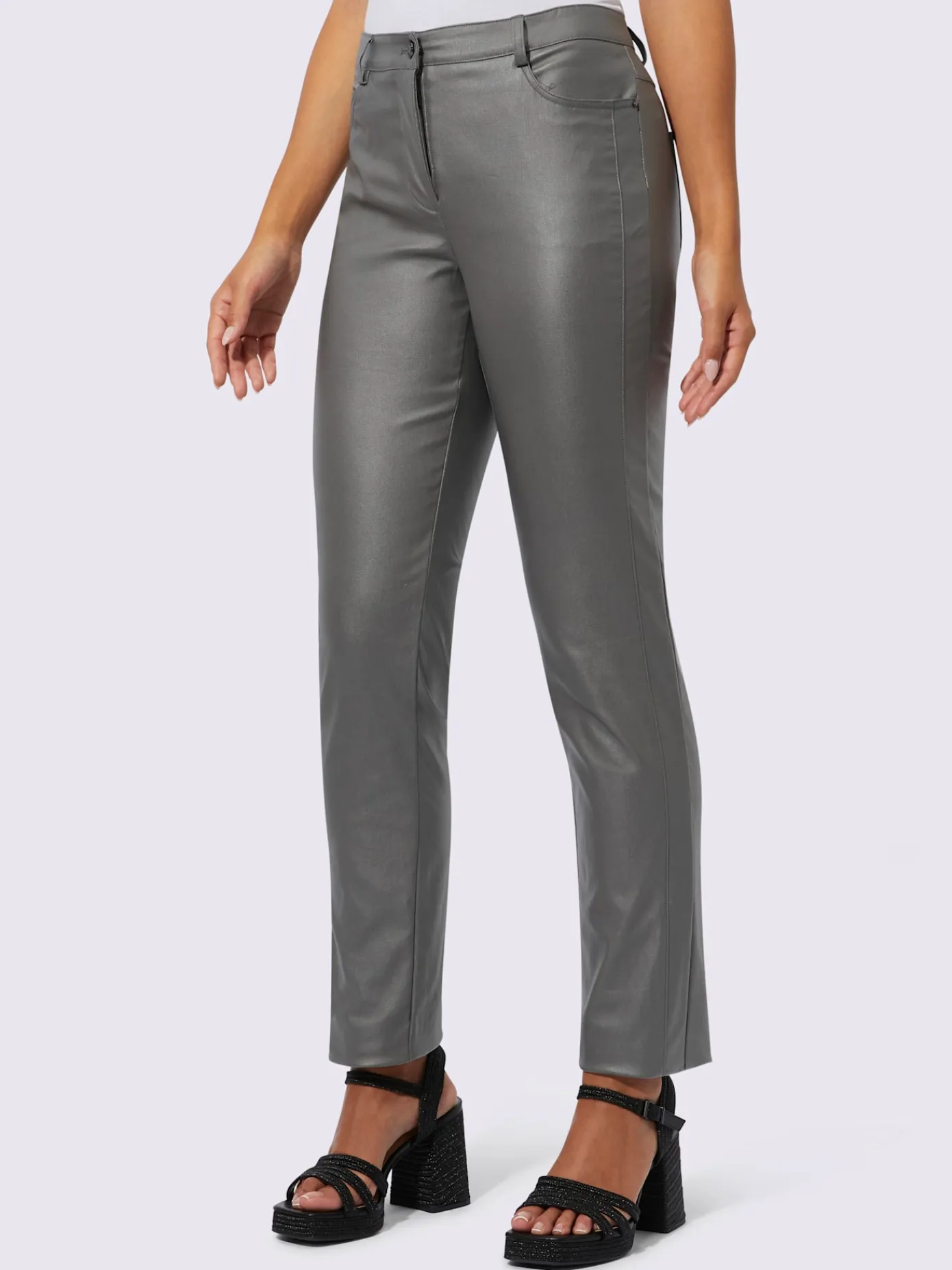 Creation L Pantalons<Pantalon 5 poches viscose