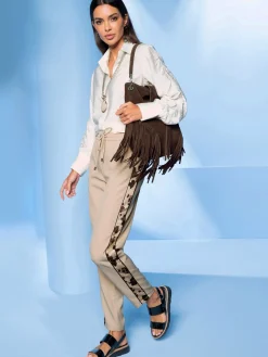 Rick Cardona Pantalons<Pantalon 7/8 qualité tissée