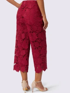 Creation L Pantalons<Pantalon 7/8 superbe dentelle