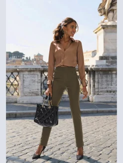 H.I.S Pantalons<Pantalon aspect jean