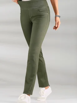 Collection L Pantalons<Pantalon avec ceinture large élastique et poches