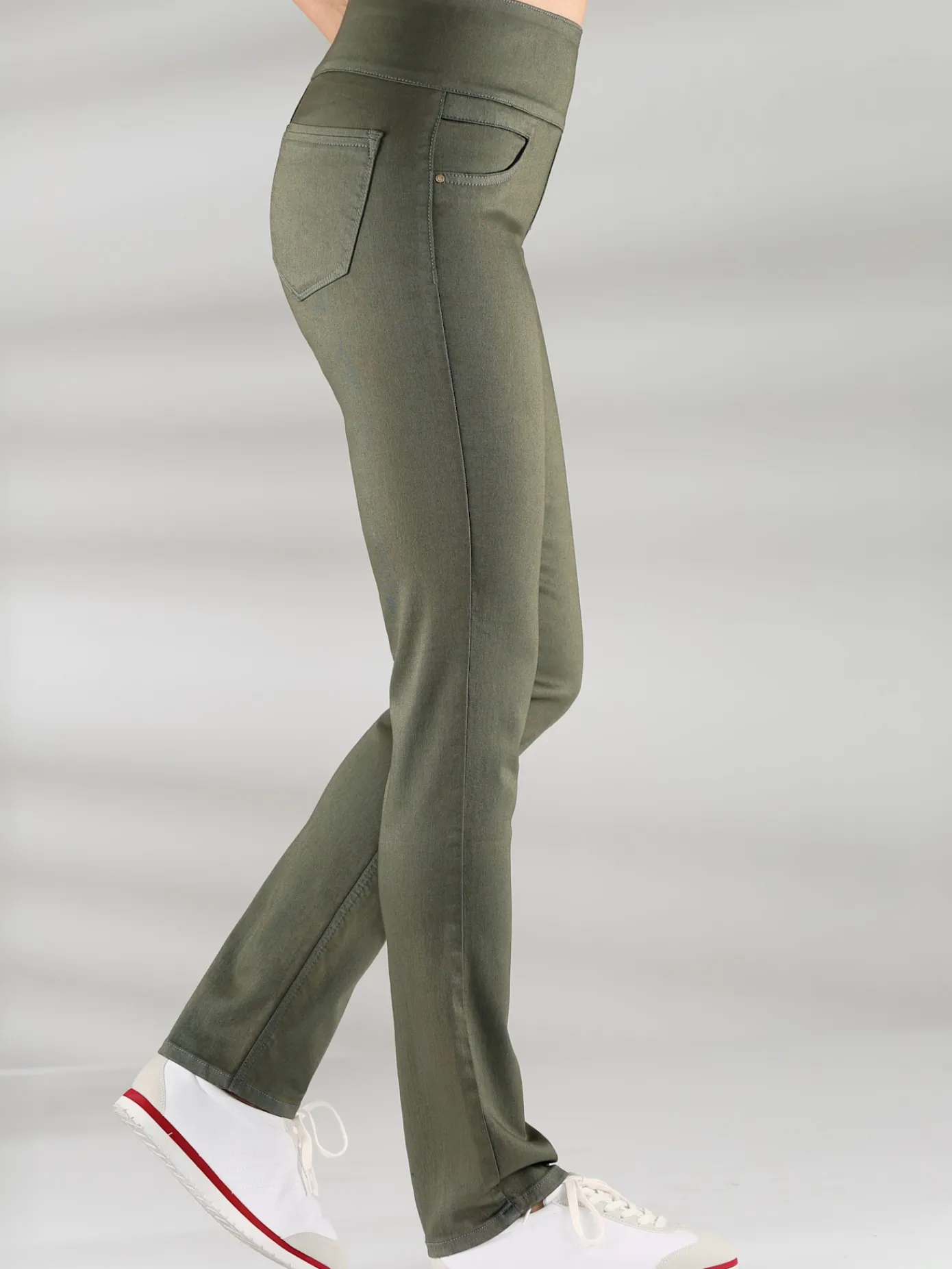 Collection L Pantalons<Pantalon avec ceinture large élastique et poches