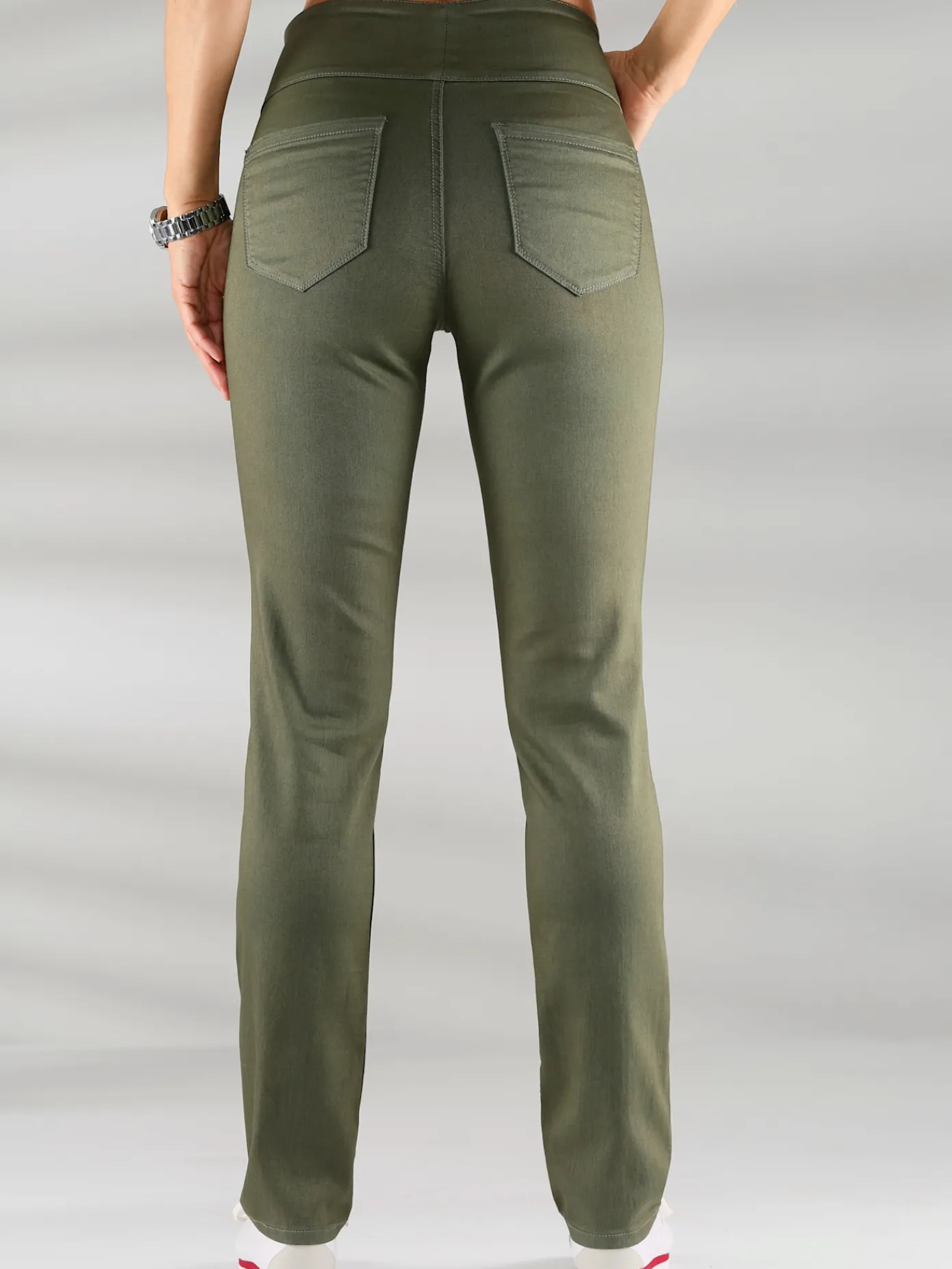 Collection L Pantalons<Pantalon avec ceinture large élastique et poches