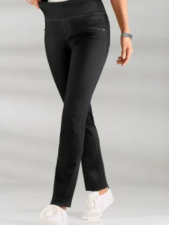 Collection L Pantalons<Pantalon avec ceinture large élastique et poches
