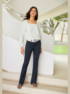 Ashley Brooke Pantalons<Pantalon bootcut coupe bootcut tendance