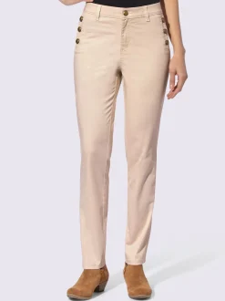 Linea Tesini Pantalons<Pantalon boutons fantaisie