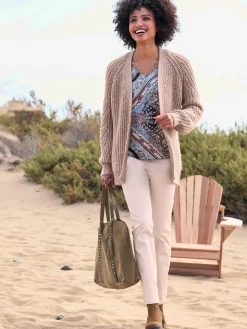 Linea Tesini Pantalons<Pantalon boutons fantaisie