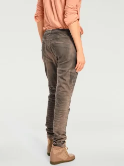 Rick Cardona Pantalons<Pantalon boyfriend coupe droite