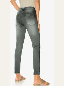 Linea Tesini Pantalons<Pantalon boyfriend coupe droite