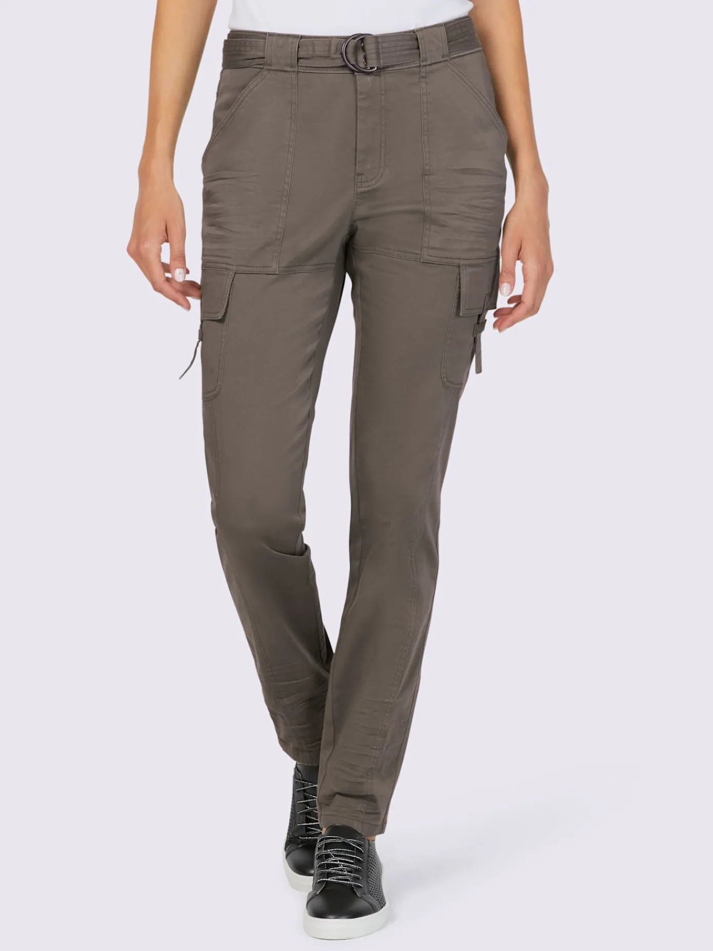 Rick Cardona Pantalons<Pantalon cargo livré avec ceinture