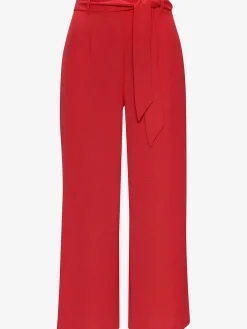 Vivance Pantalons<Pantalon ceinture élastique avec bordure volantée au dos