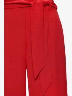 Vivance Pantalons<Pantalon ceinture élastique avec bordure volantée au dos