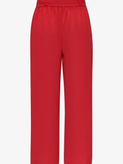 Vivance Pantalons<Pantalon ceinture élastique avec bordure volantée au dos