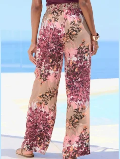 LASCANA Pantalons<Pantalon ceinture élastique douce